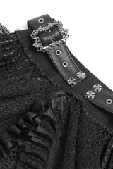 womens vampire gothic ruffle skirt