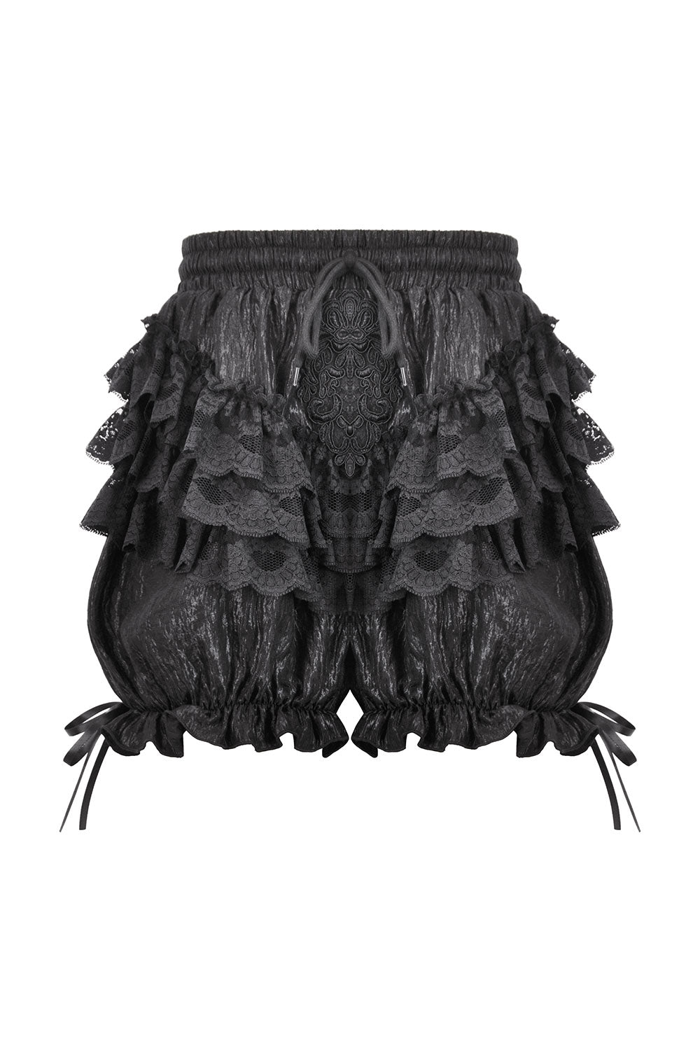 Flattering feminine lantern shorts with drawstring