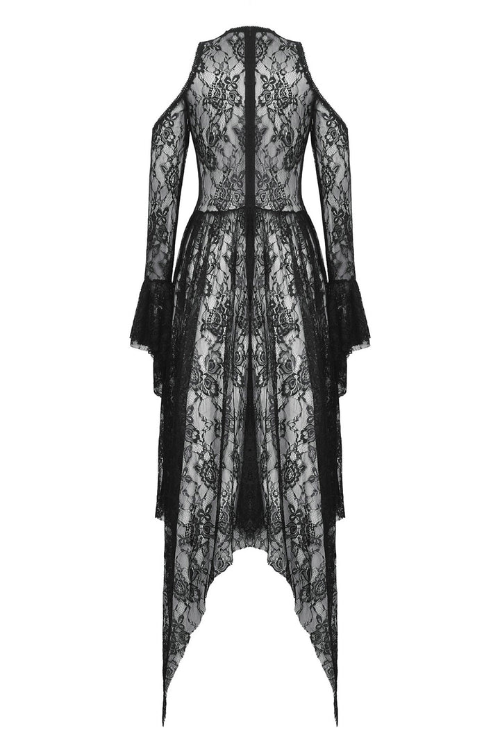ornate gemstone gothic lace dress