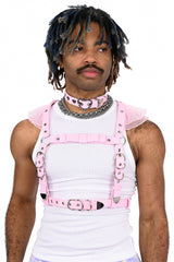 baby pink kawaii harness belt 