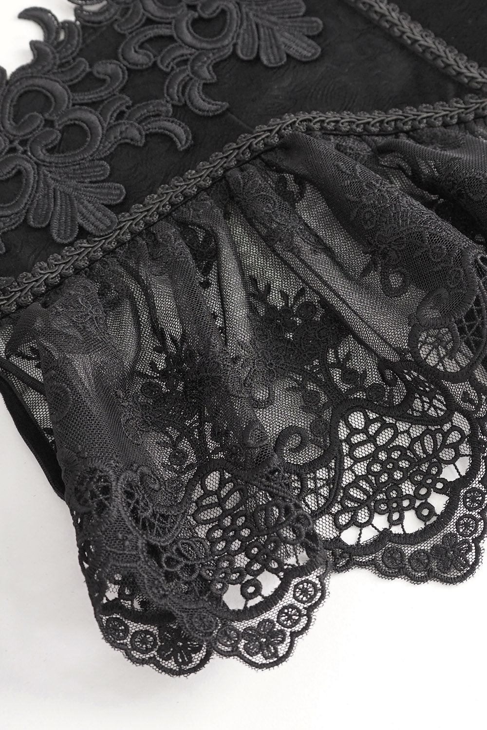 lace romantic goth corset belt