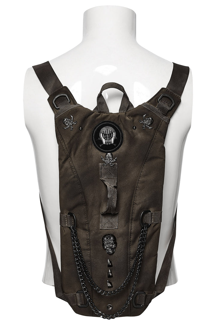 brown post apocalyptic backpack 