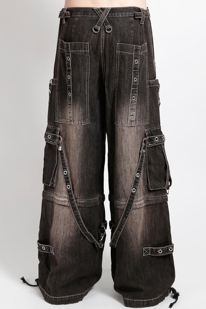 distressed cargo pants