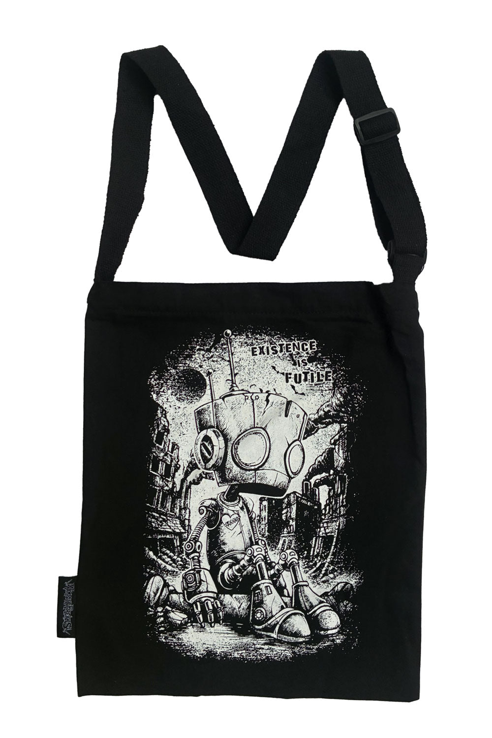 robot emo tote bag 
