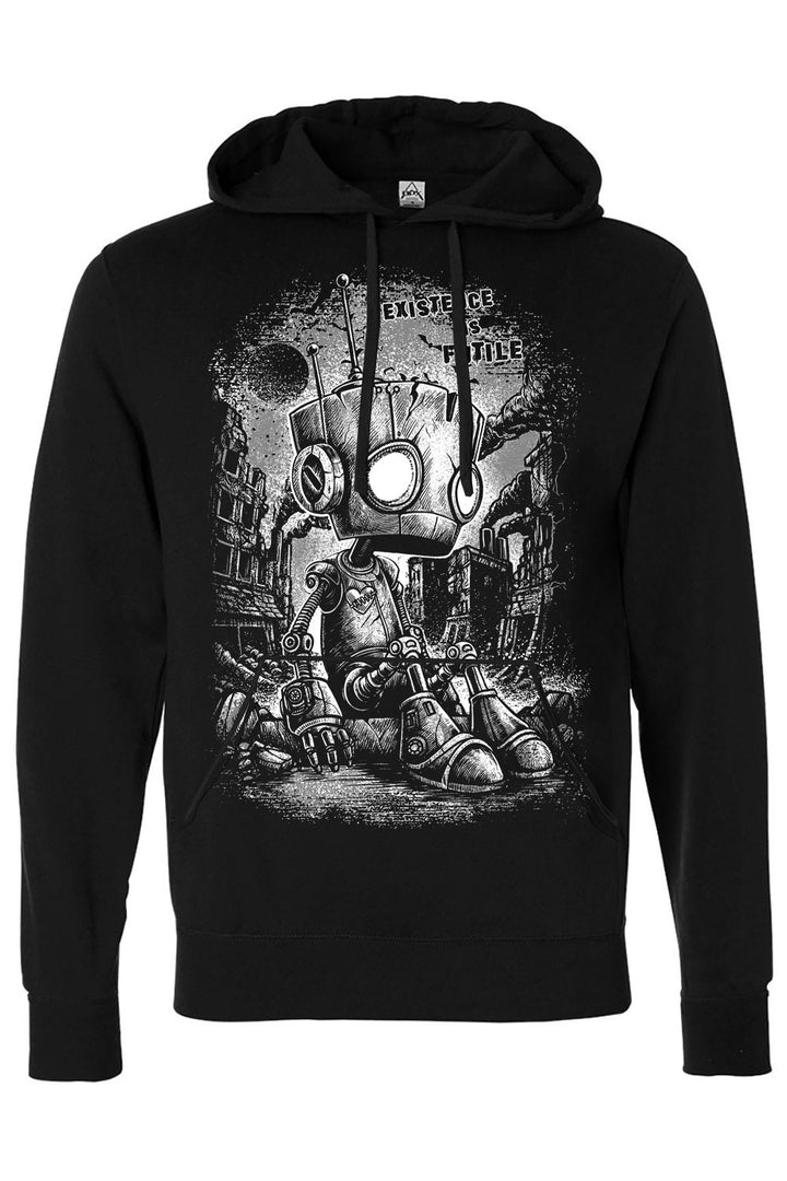 dark humor sci-fi hoodie