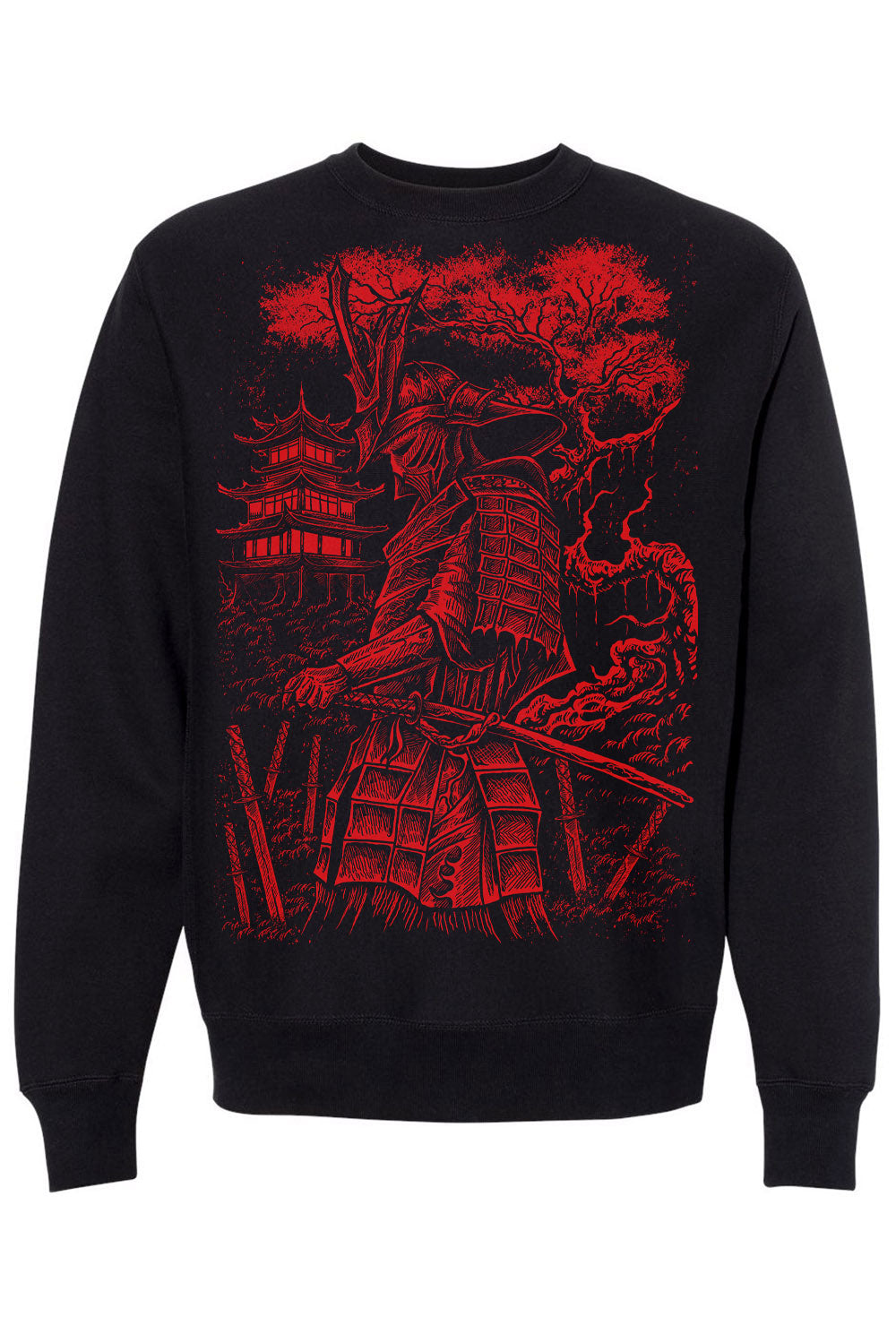 Samurai Warrior Sweatshirt [BLOOD RED]