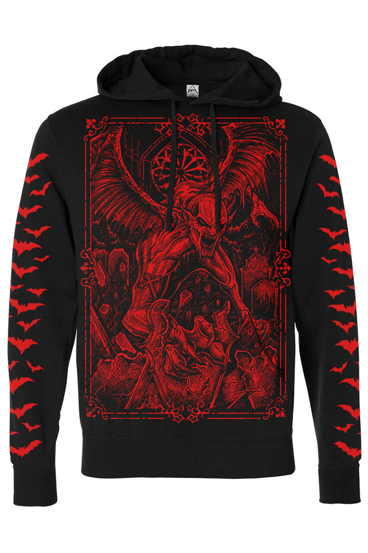 mens gothic cathedral hoodie