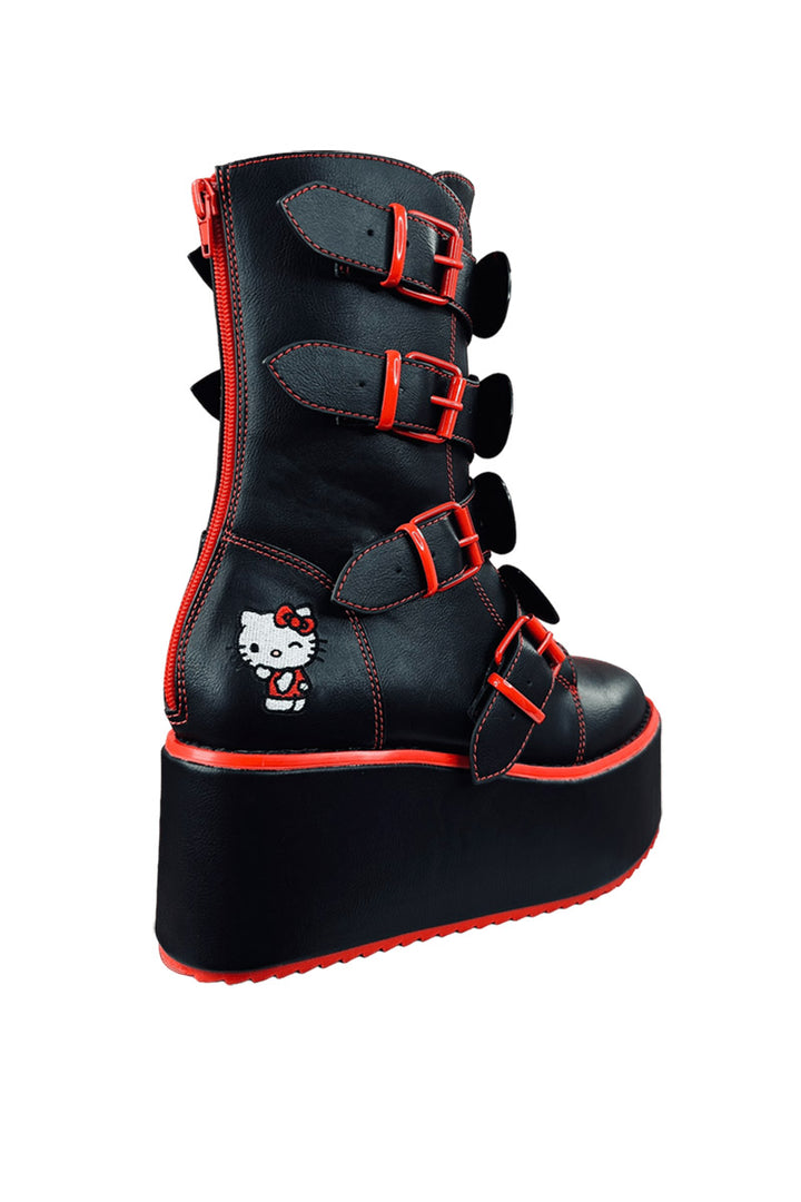 womens hello kitty platform boots