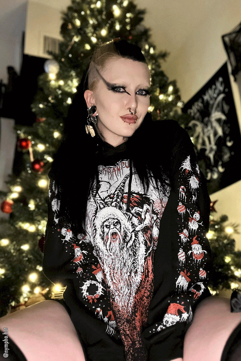 Naughty List Krampus Hoodie [Zipper or Pullover]