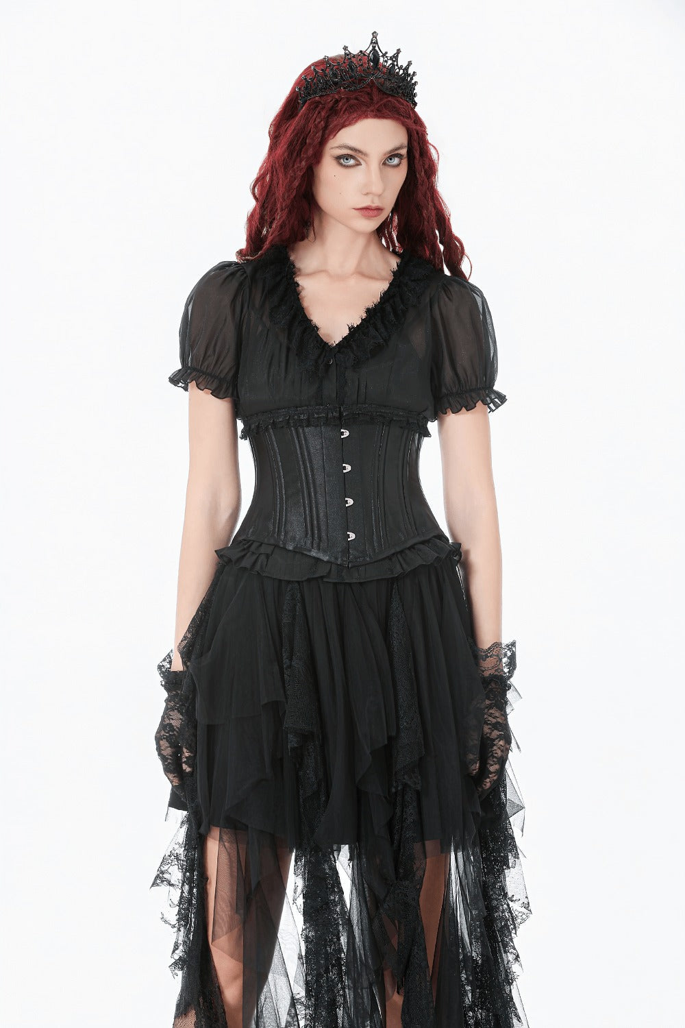 womens gothic underbust corset