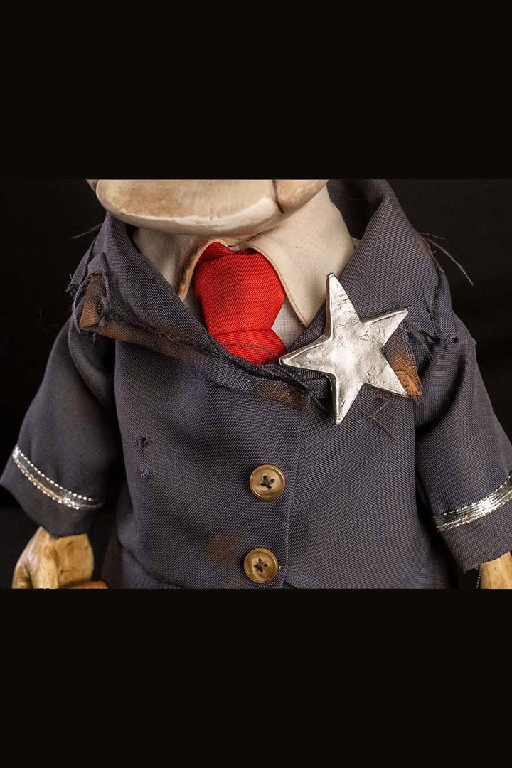 scary movie mr. snuggles from saw puppet statue