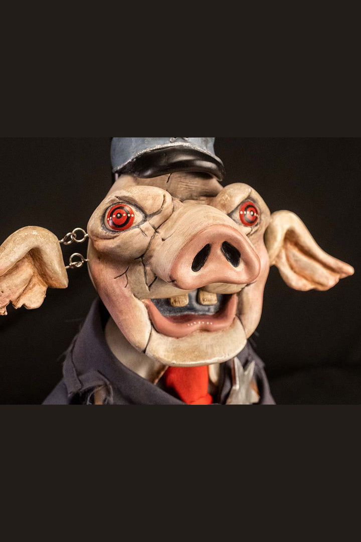 horror film mr. snuggles from saw puppet