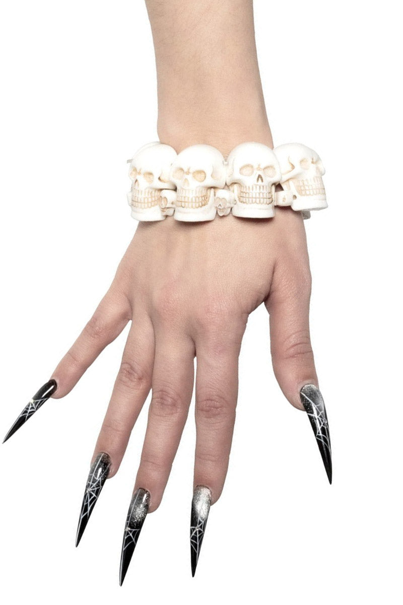 Skull Collection Bracelet [WHITE]