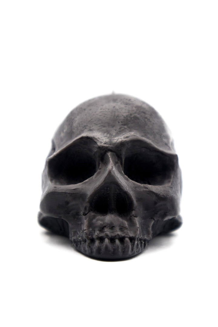 gothic skull shaped candle