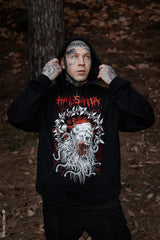emo santa pullover hoodie