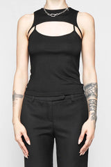 womens cutout tank top