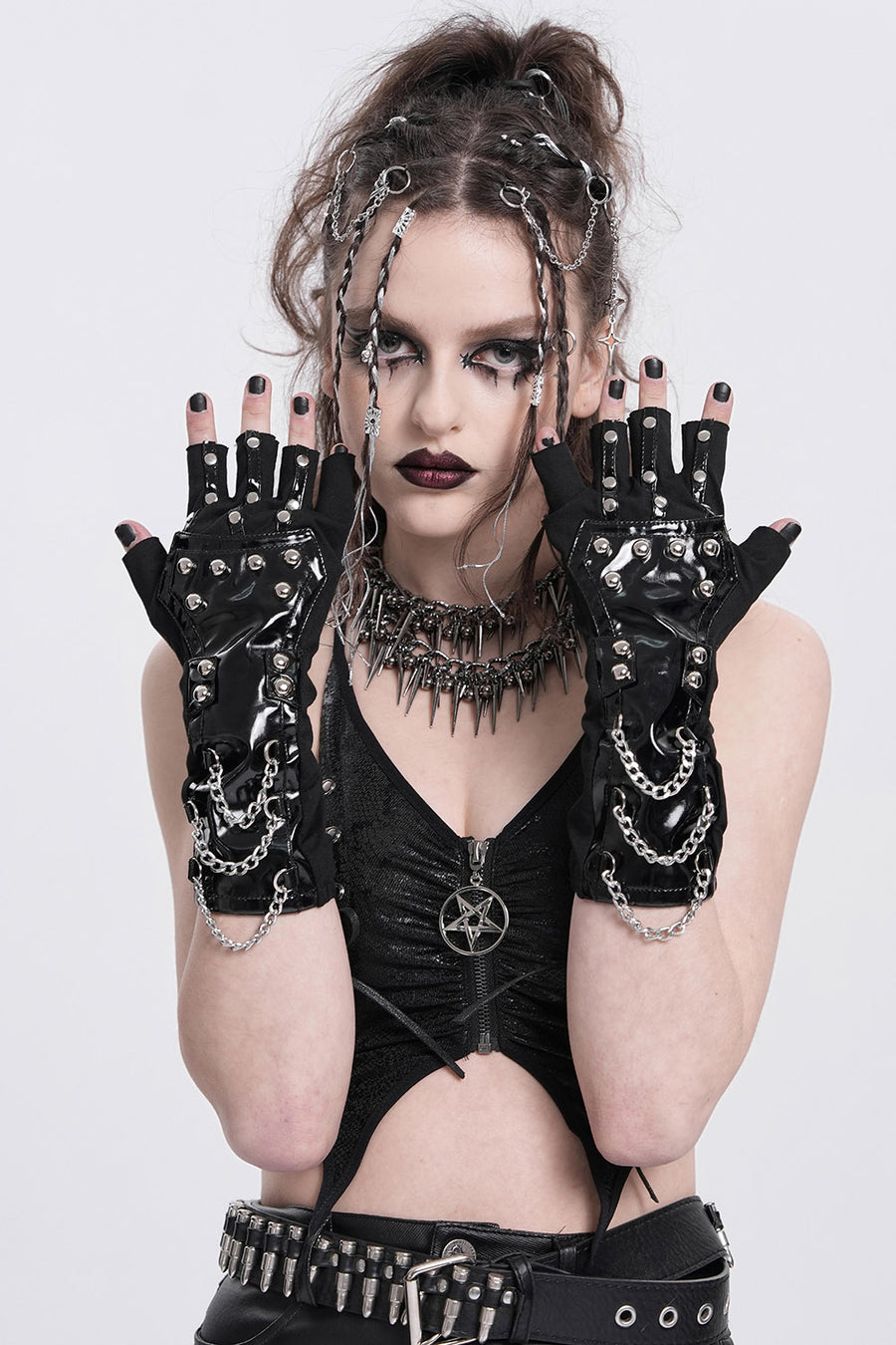 studded arm warmers 