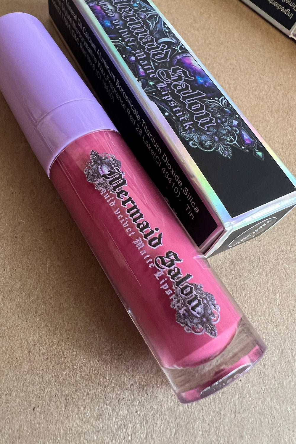 matte pink liquid lipstick