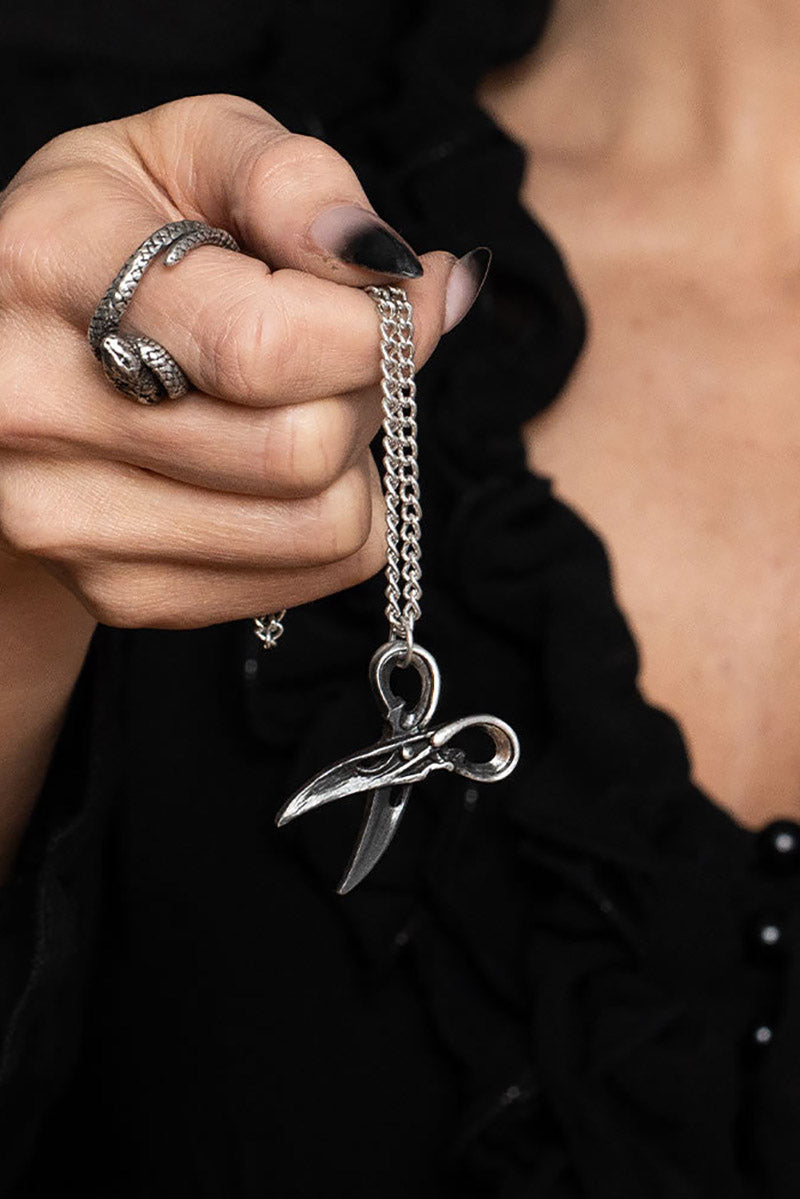 scissors necklace