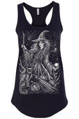 creepy witch tank top