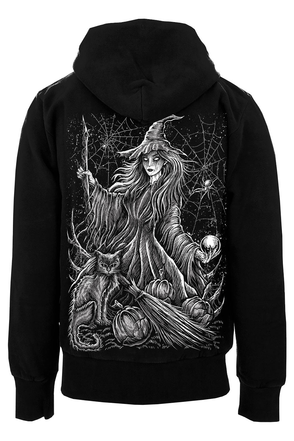 womens hoodie with witch on the front