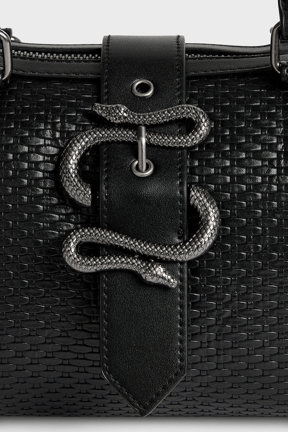 gothic serpent buckled bag by killstar 
