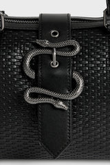 gothic serpent buckled bag by killstar 