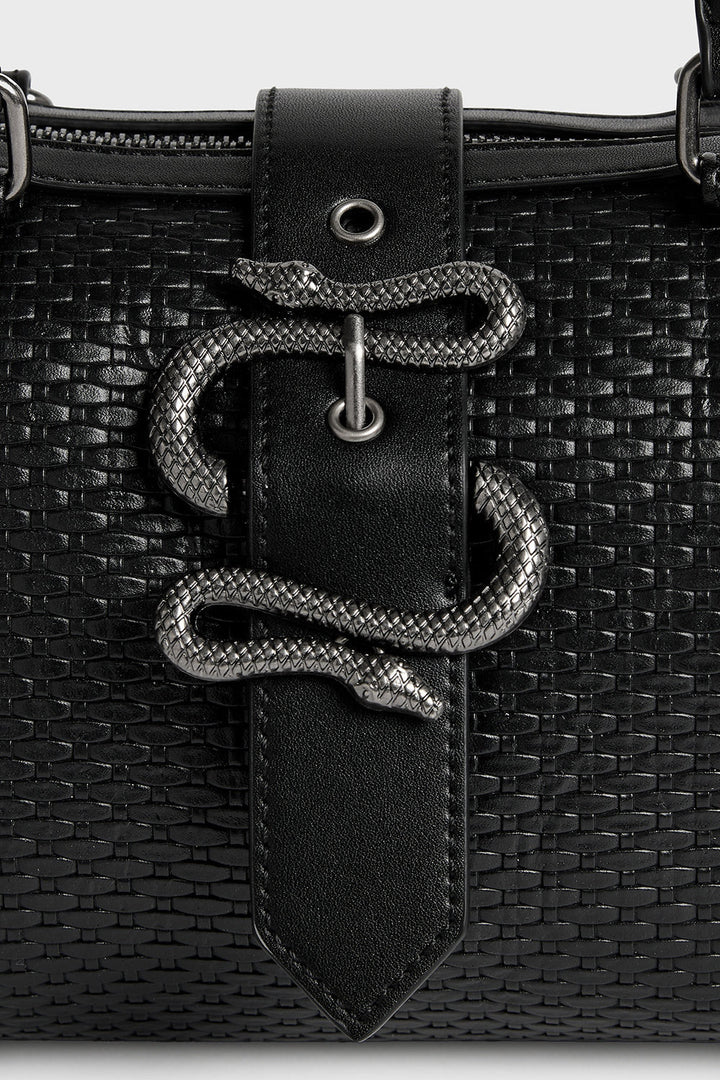 gothic serpent buckled bag by killstar 
