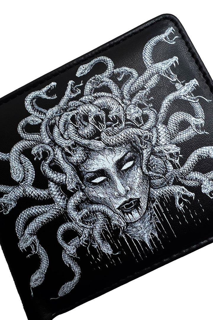 horror punk medusa wallet