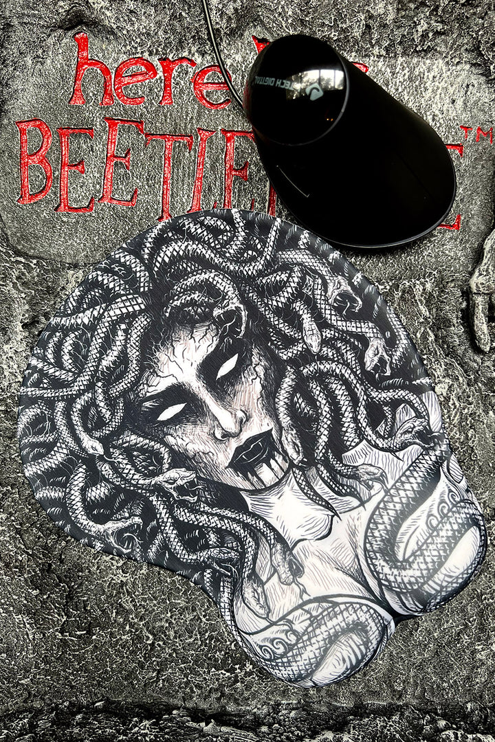 goth boob rest mouse pad