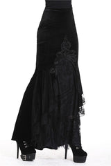 Morbid Mermaid Maxi Skirt