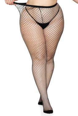 Forebode Fishnet Tights [PLUS SIZE]