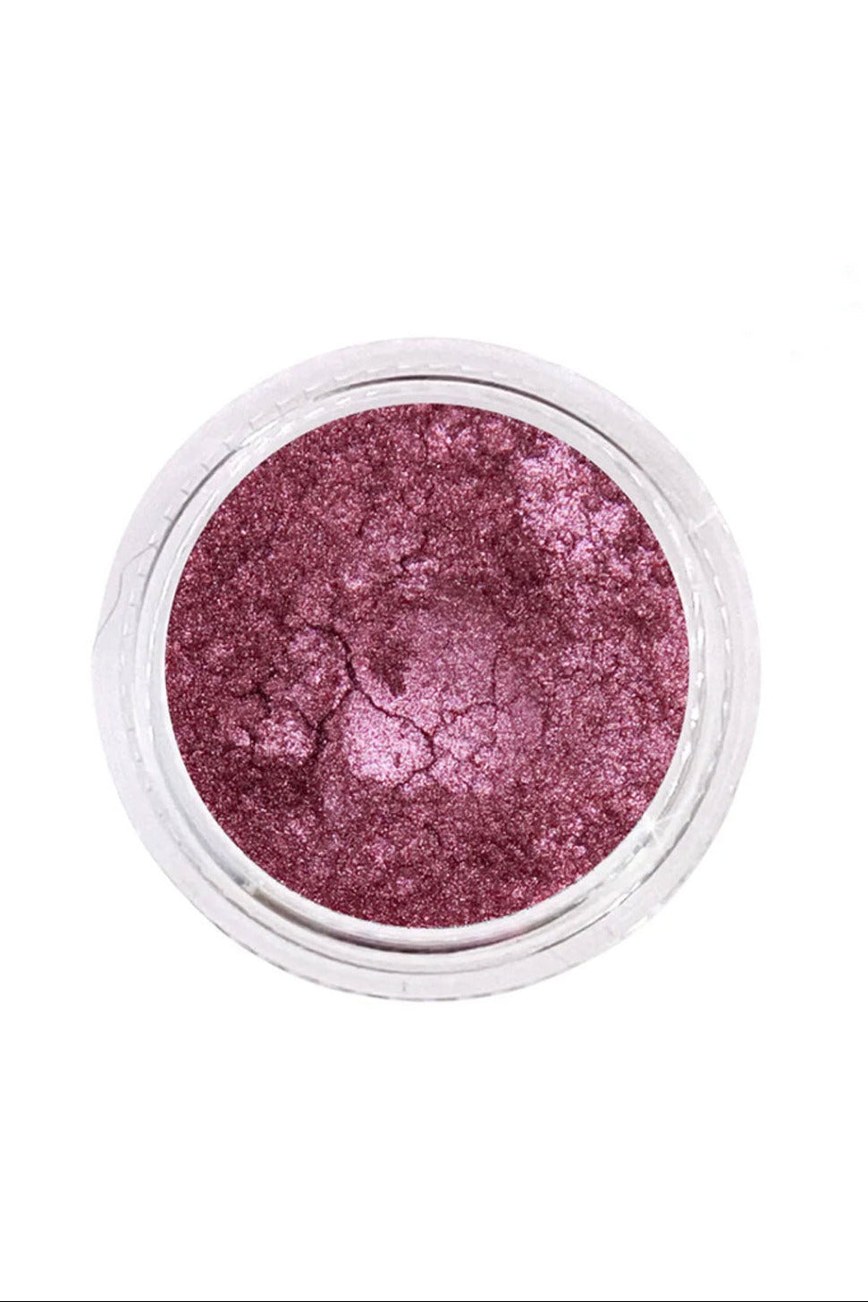 shimmer metallic dark reddish brown loose pigment powder from medusas makeup