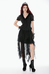 victorian sheer gothic blouse