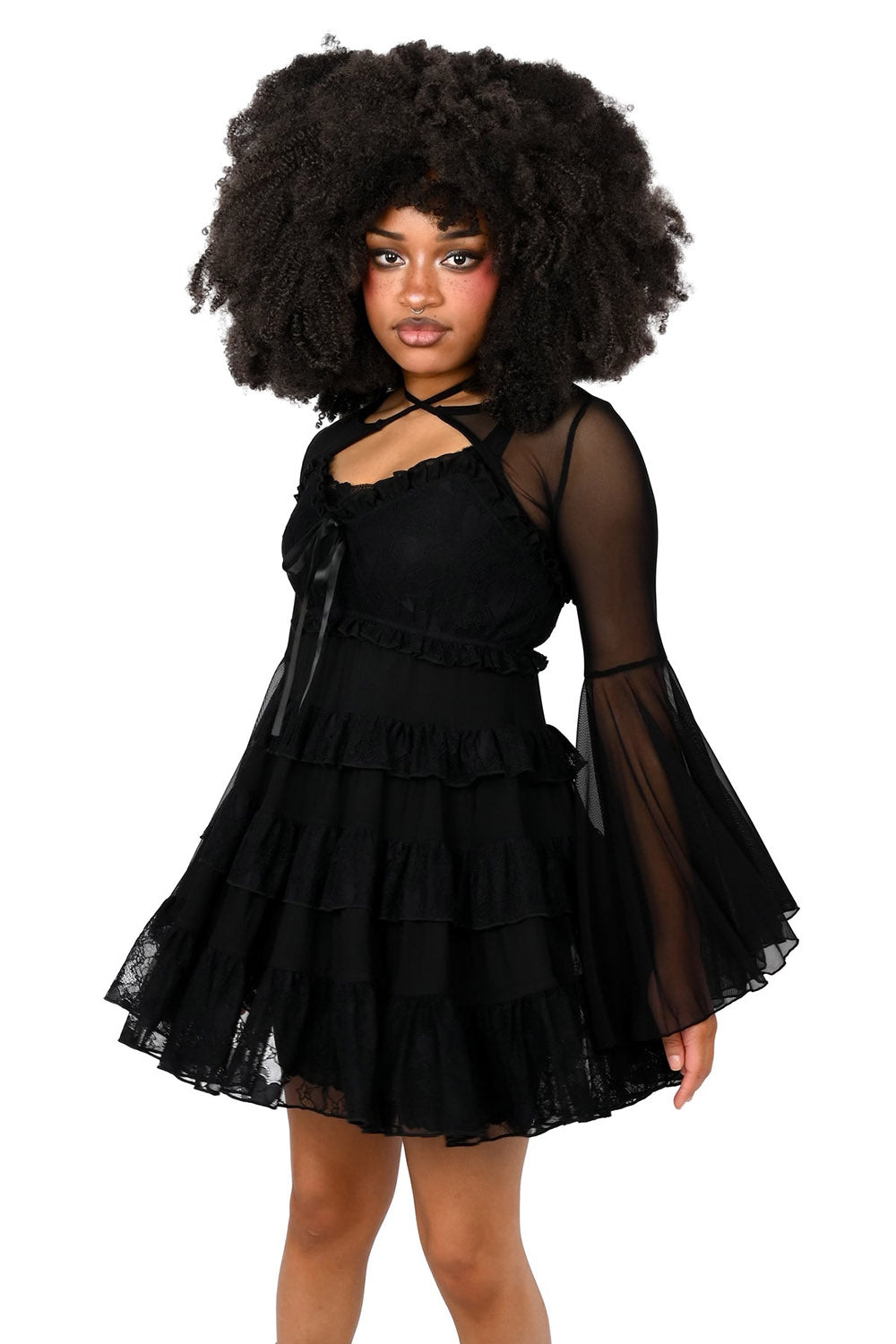 sheer babydoll dress for women by foxblood
