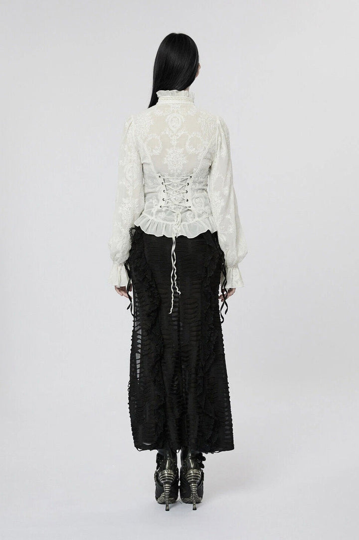 romantic goth top
