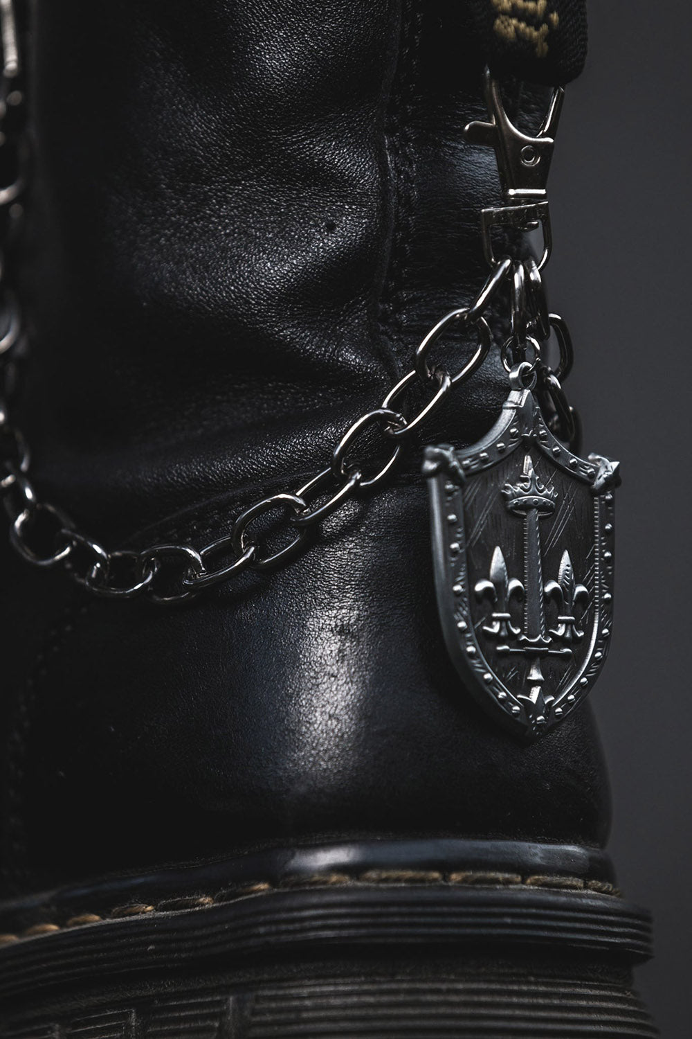 gothic shoe charm