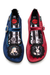 Hot Chocolate Design Chocolaticas Mary Jane flats for goth girls punk fashion lovers and quirky alternative footwear