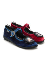 Gothic Alice in Wonderland Mary Jane shoes with vintage inspired artwork for goth punk emo and alternative outfits