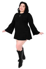 womens 60s retro goth dress