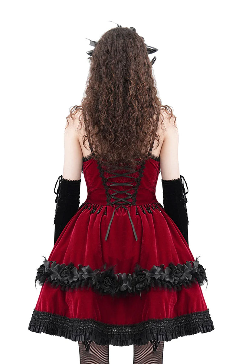 womens emo sweetheart neckline corset dress