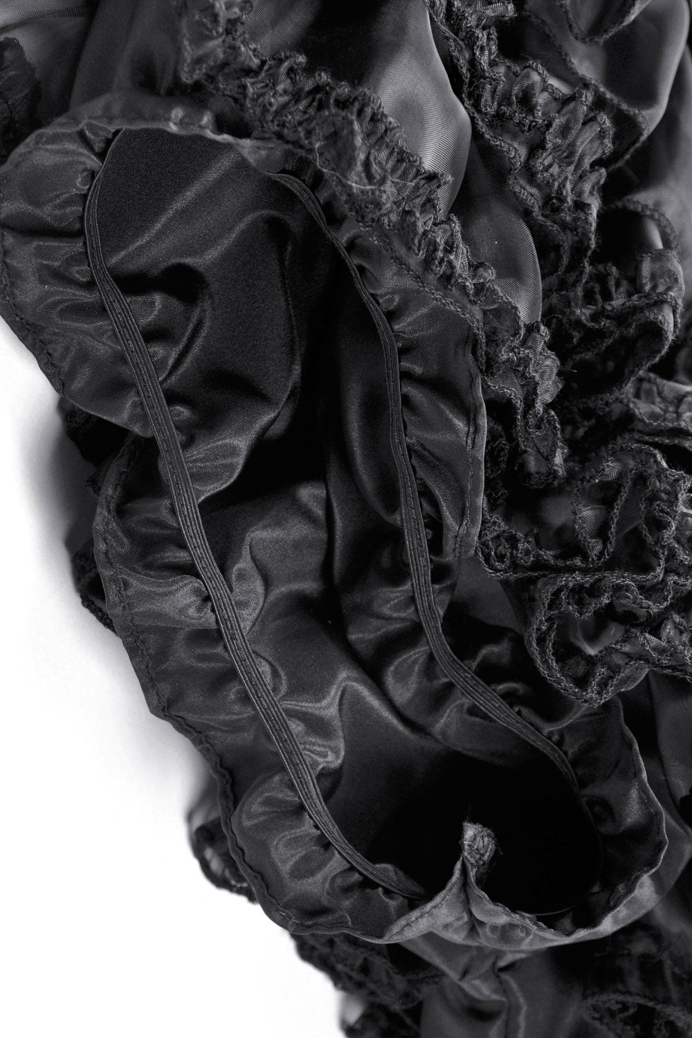 Leg hole details of Dark in Love Lolita bloomer shorts
