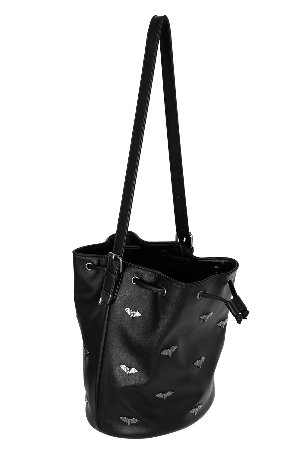 bat studded grunge goth bag by alchemy 