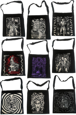 Buy Bat Witchy Goth Purse Black Horror Handbag Spooky Gothic Online in  India 