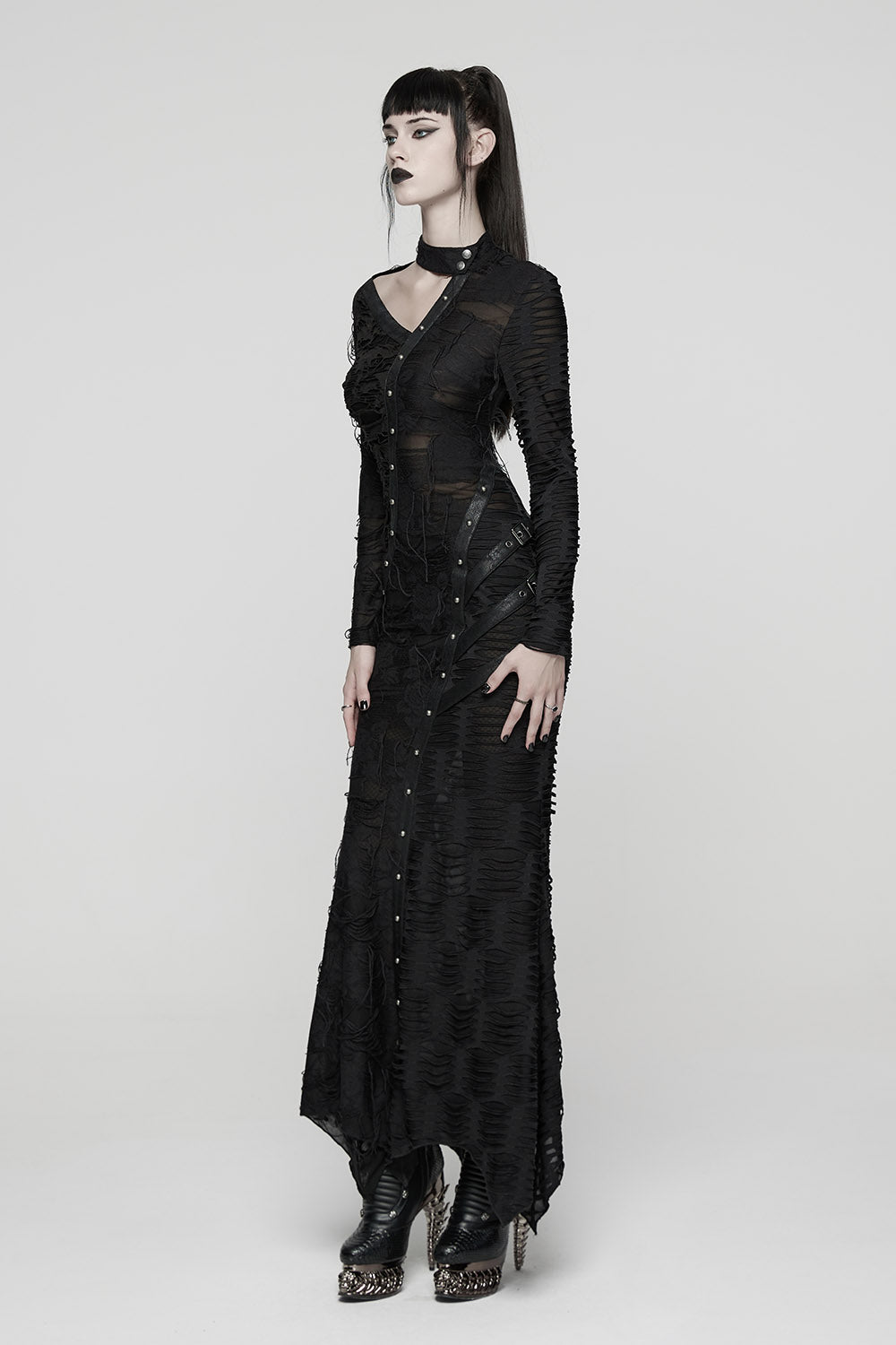 ripped shredded gown