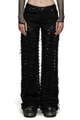 low-rise womens baggy ripped pants