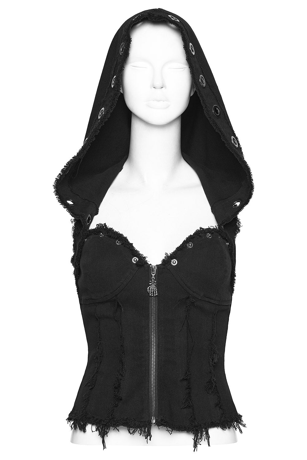 womens shredded distressed shredded distressed bustier top