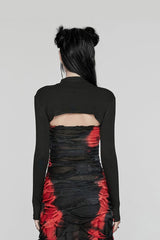 gothic bolero shrug with thumbholes