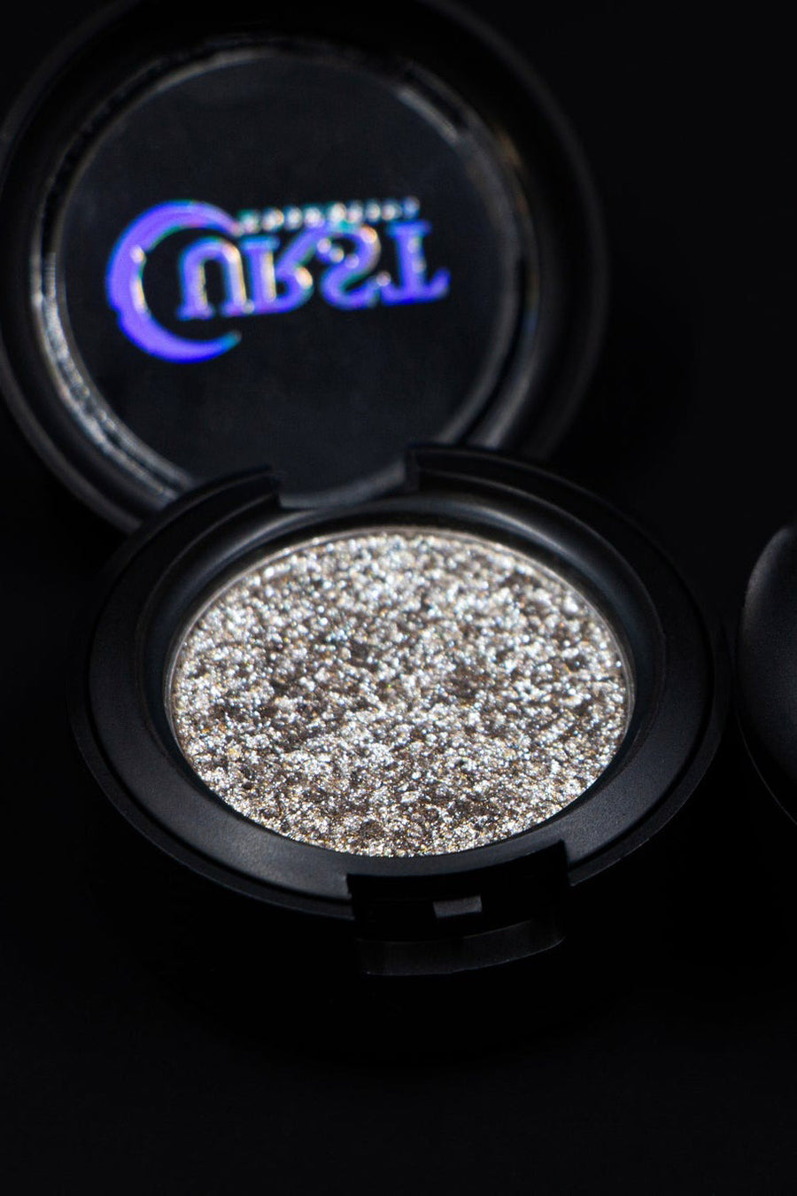 silver glitter eyeshadow