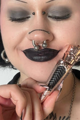 black gothic liquid lipstick